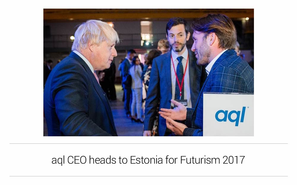 image: aql CEO heads to Estonia for Futurism 2017