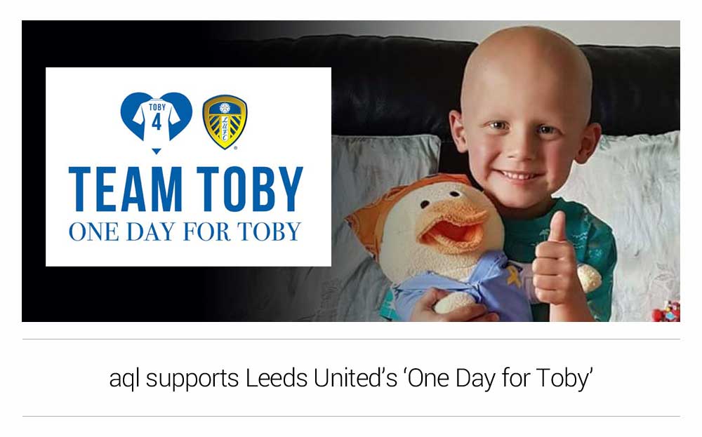 images: aql supports Leeds United’s ‘One Day for Toby’