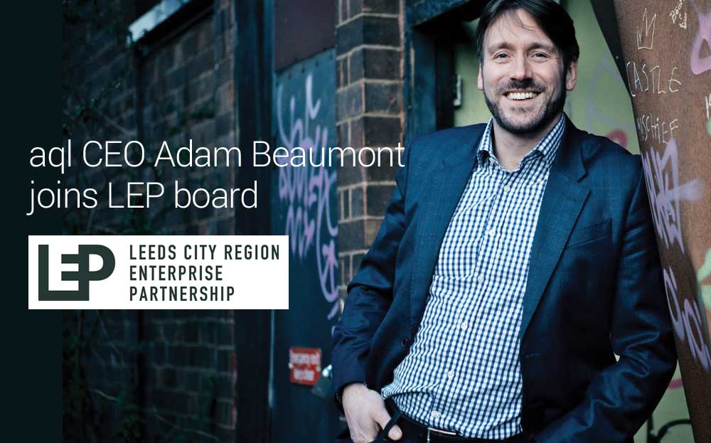 image: aql CEO Adam Beaumont joins LEP board