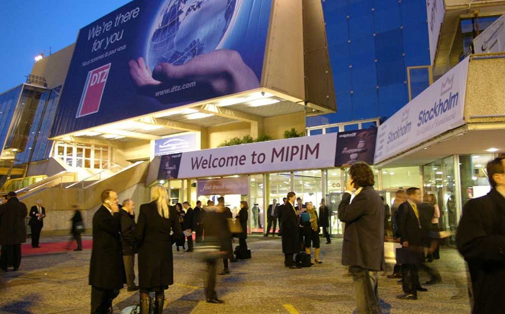 MIPIM, the four-day real estate exhibition, in Cannes, France.