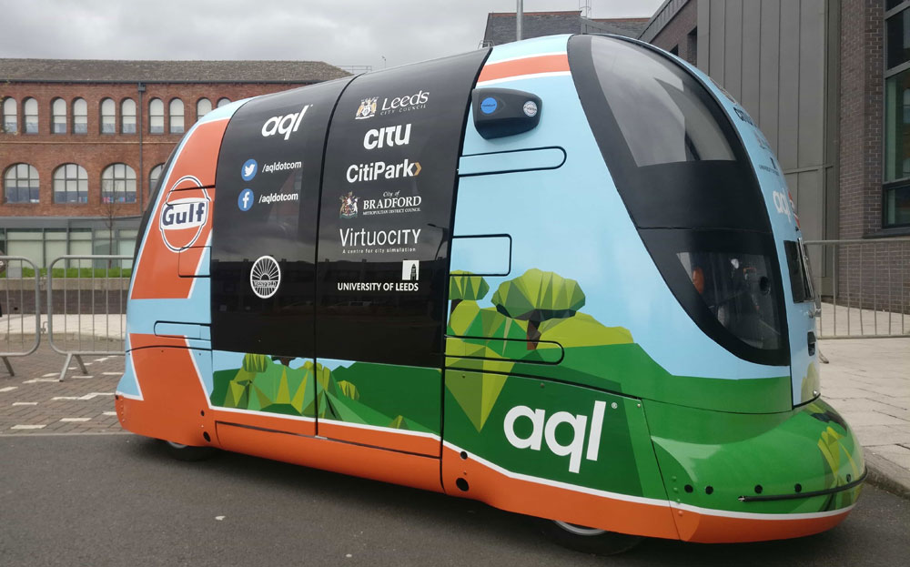aql announces plan to bring ‘super-connected’ self-driving PODs to Leeds.