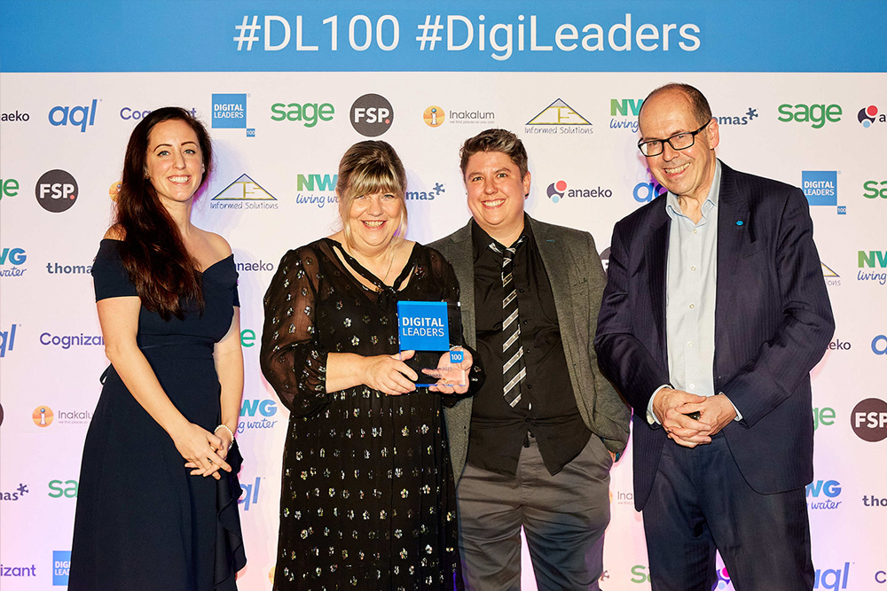 aql's Senior Vice President (SVP) Group Operations, Shelley Langan-Newton presented the award to Liverpool 5G Create alongside former BBC technology correspondent, Rory Cellan-Jones during an exclusive awards ceremony at London's Aqua Shard venue.